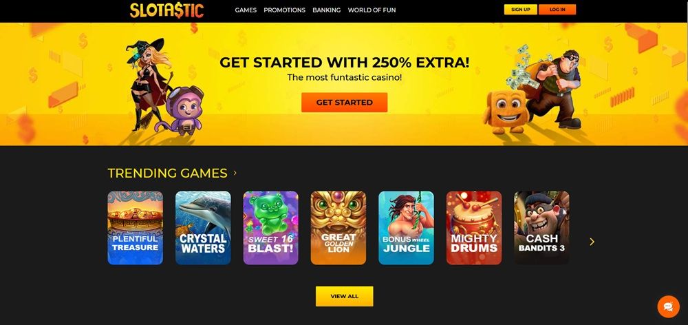 Slotastic casino homepage